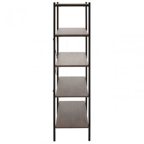 Bradbury Five Tier Dark Oak Shelf Unit