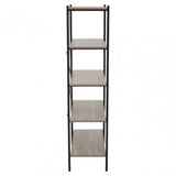 Bradbury Five Tier Grey Oak Shelf Unit