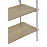 Bradbury Five Tier Natural Oak Shelf Unit