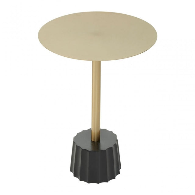 Corra Side Table With Black Base