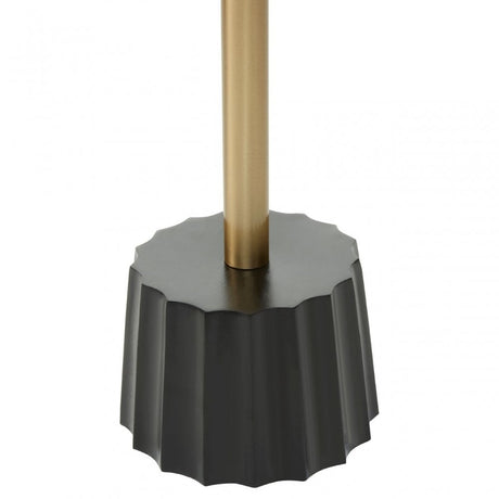 Corra Side Table With Black Base