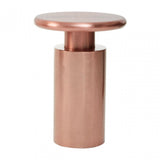 Corra Copper Finish Side Table