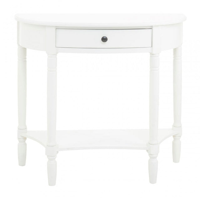 Heritage Semi-Circle Console Table With Drawer