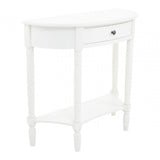 Heritage Semi-Circle Console Table With Drawer