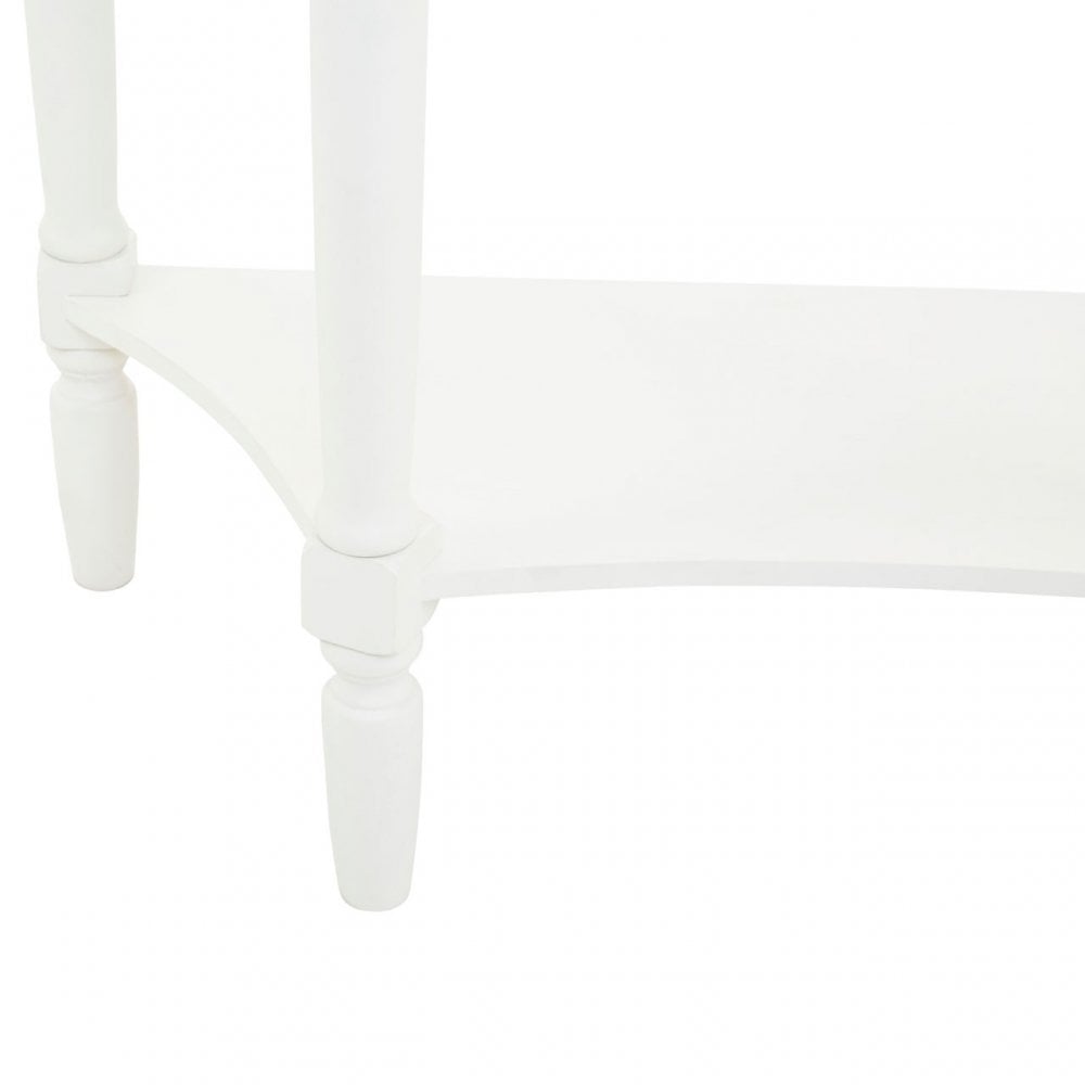 Heritage Semi-Circle Console Table With Drawer