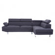 Hanover Large Grey Linen Sofa