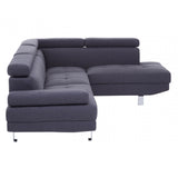 Hanover Large Grey Linen Sofa