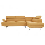Hanover Large Ochre Linen Sofa