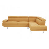 Hanover Large Ochre Linen Sofa