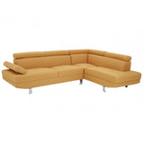 Hanover Large Ochre Linen Sofa