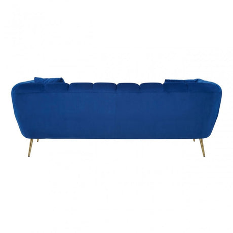 Florine 3 Seat Midnight Velvet Sofa