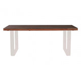 Kerala Natural U-Shaped Base Dining Table