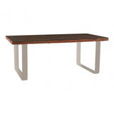 Kerala Natural U-Shaped Base Dining Table