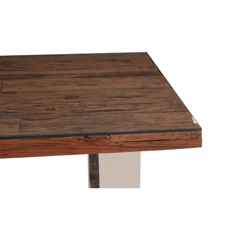Kerala Natural U-Shaped Base Dining Table