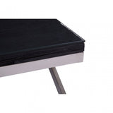 Kerala Black Coffee Table With Cross Base