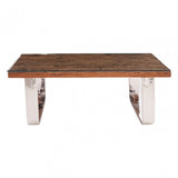 Kerala Natural U-Shaped Base Coffee Table