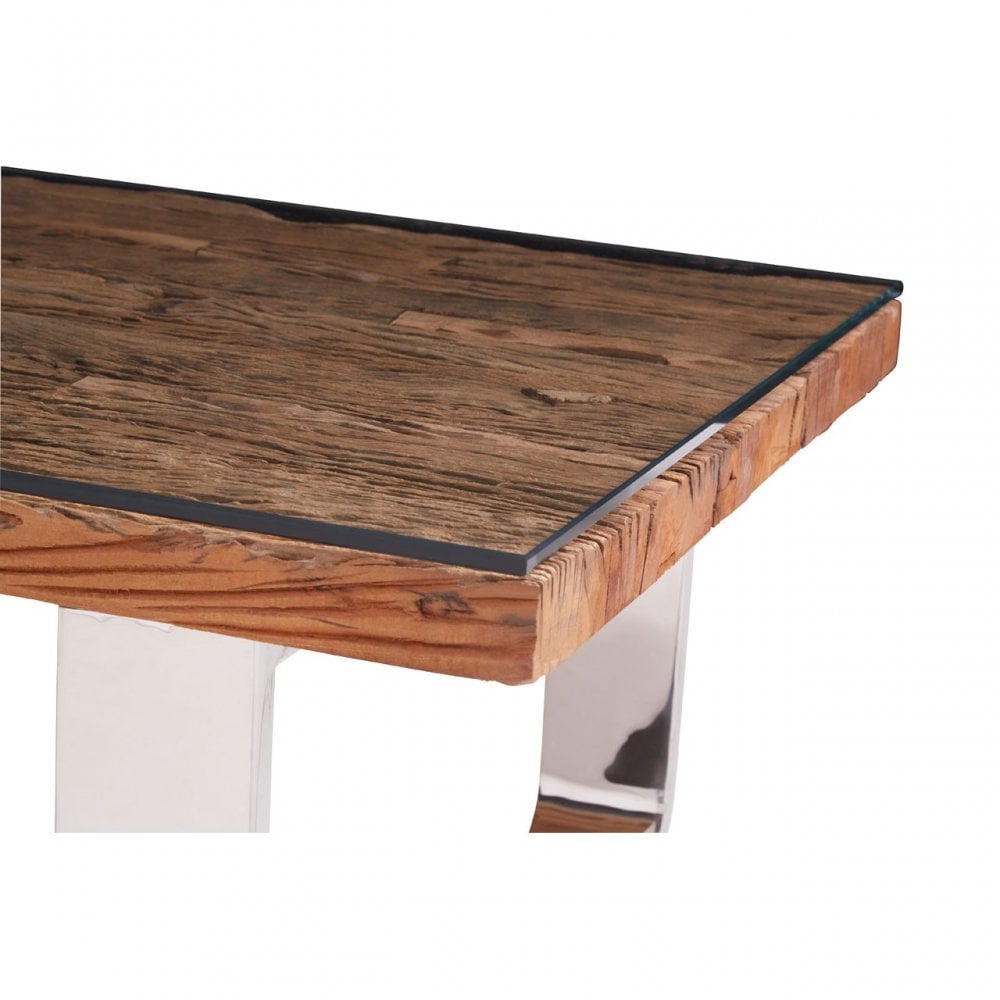 Kerala Natural U-Shaped Base Coffee Table
