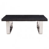 Kerala Black U-Shaped Base Coffee Table