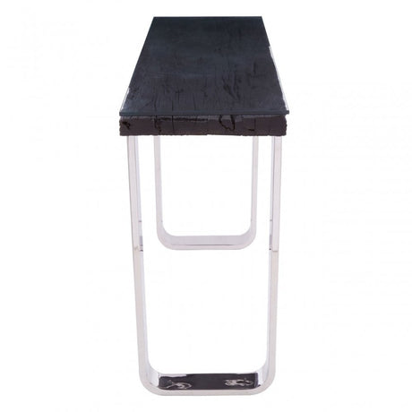 Kerala Black U-Shaped Base Console Table
