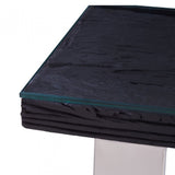 Kerala Black U-Shaped Base Console Table