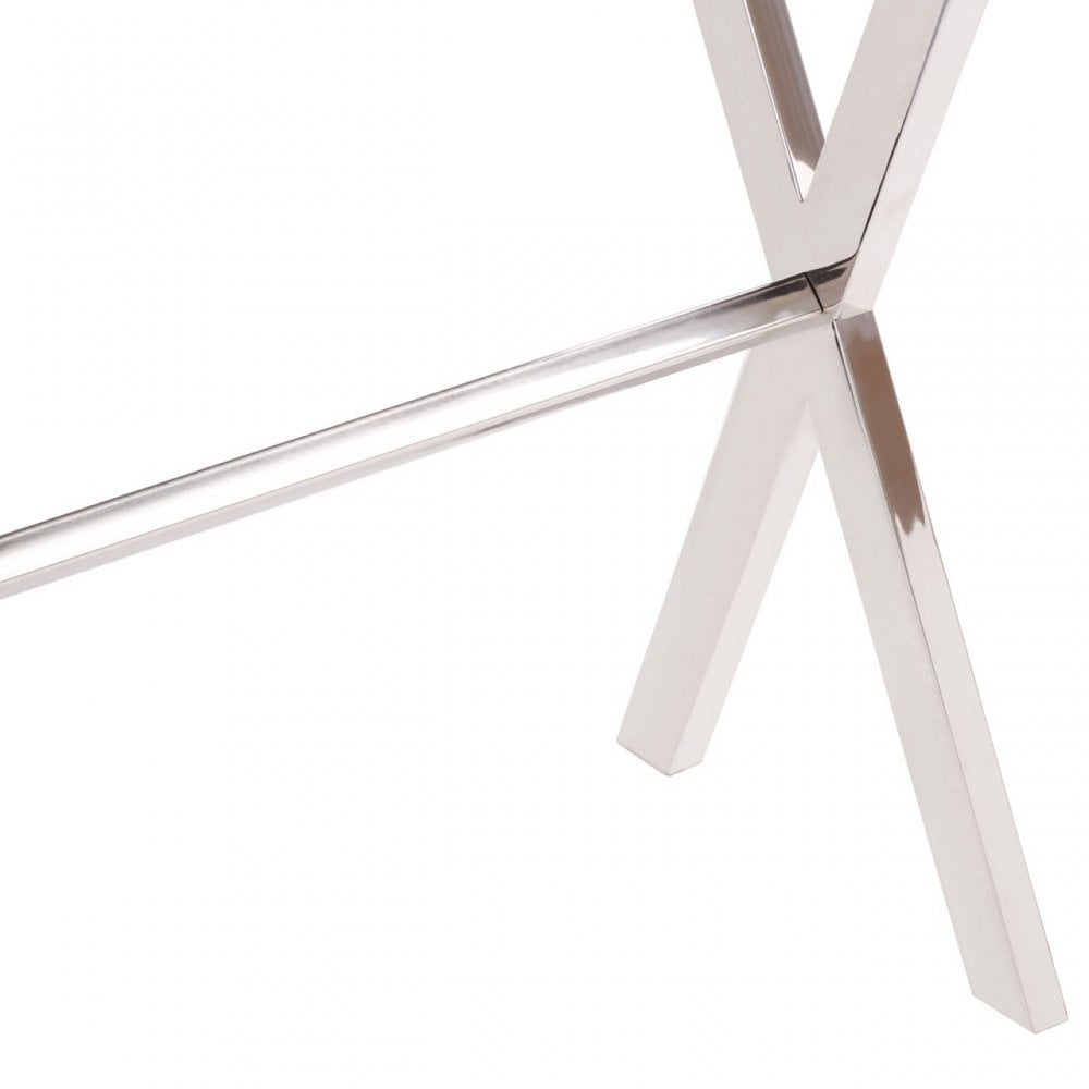 Kerala Black Console Table With Cross Base