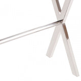 Kerala Black Console Table With Cross Base