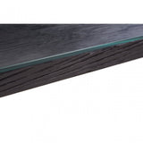 Kerala Black Console Table With Cross Base