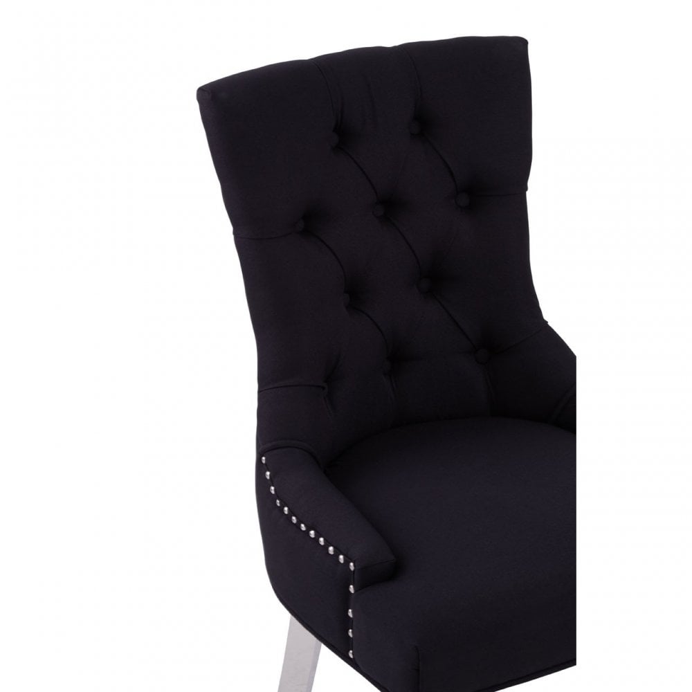 Richmond Black Dining Chair, Black