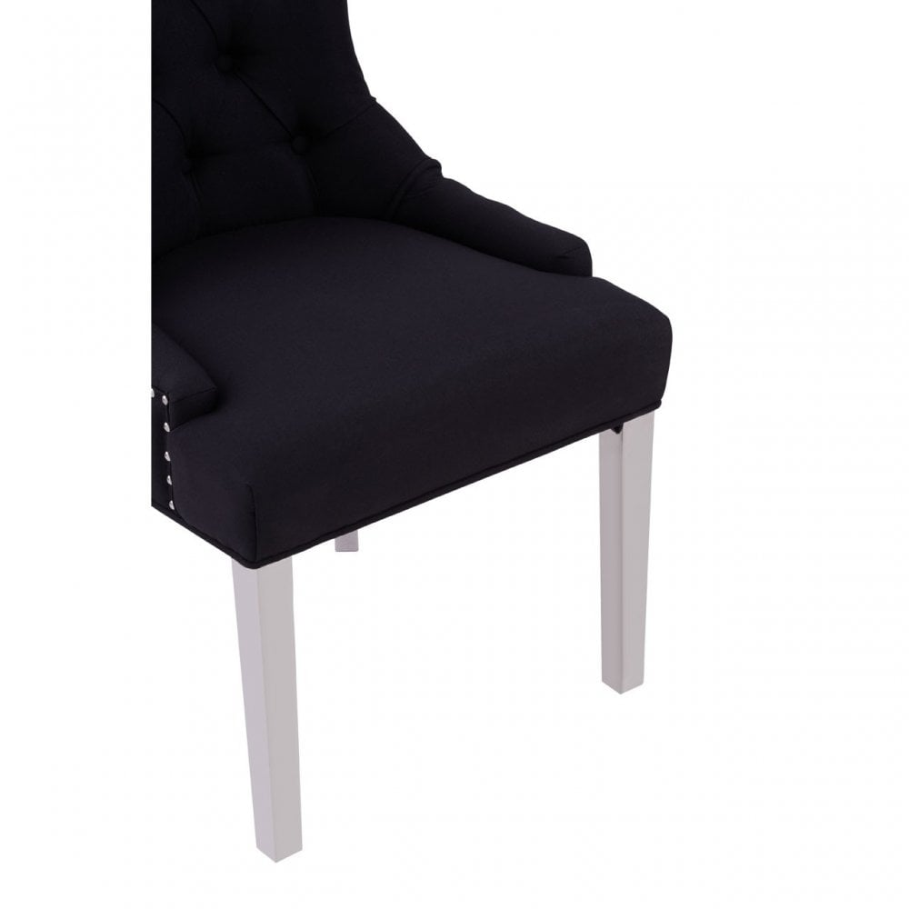 Richmond Black Dining Chair, Black