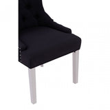 Richmond Black Dining Chair, Black