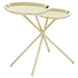 Oria Warm Metallic Side Table