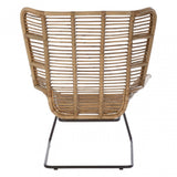 Manado Lounge Chair And Footstool, Natural