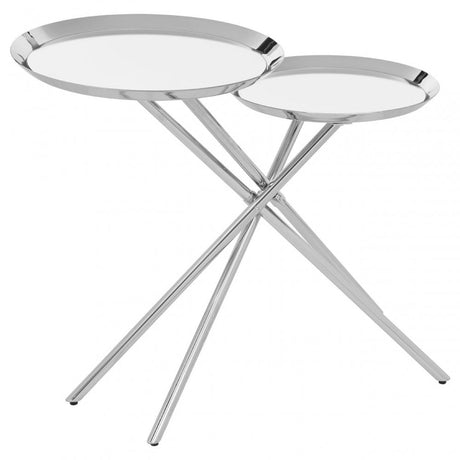 Oria Side Table, Silver