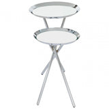 Oria Side Table, Silver