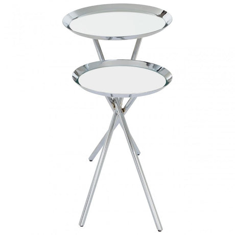 Oria Side Table, Silver