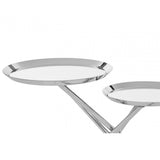 Oria Side Table, Silver