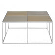 Oria Coffee Table, Silver