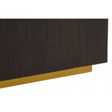 Gabelle Square Side Table, Brown