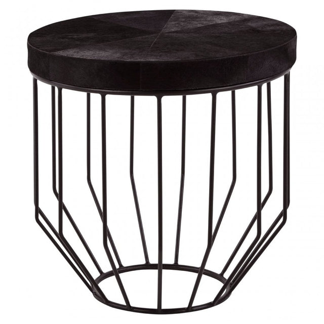 Kensington Townhouse Black Side Table, Black