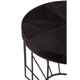 Kensington Townhouse Black Side Table, Black