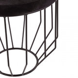 Kensington Townhouse Black Side Table, Black