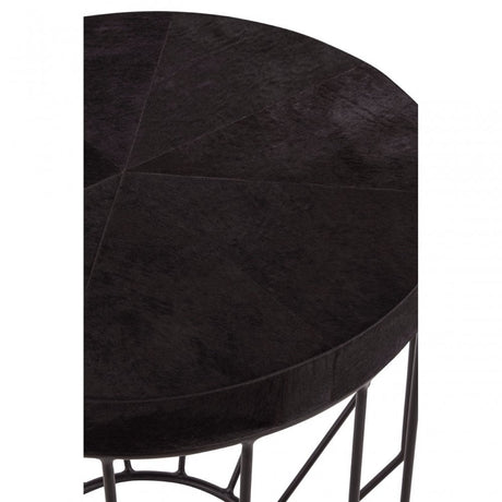 Kensington Townhouse Black Side Table, Black