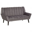 Savina 2 Seat Grey Sofa, Grey