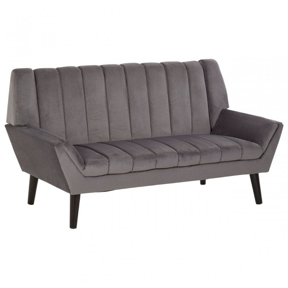 Savina 2 Seat Grey Sofa, Grey