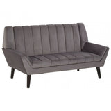 Savina 2 Seat Grey Sofa, Grey