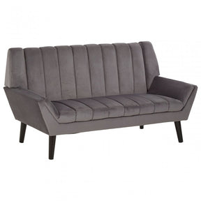 Savina 2 Seat Grey Sofa, Grey