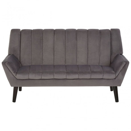 Savina 2 Seat Grey Sofa, Grey
