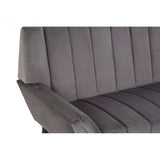 Savina 2 Seat Grey Sofa, Grey
