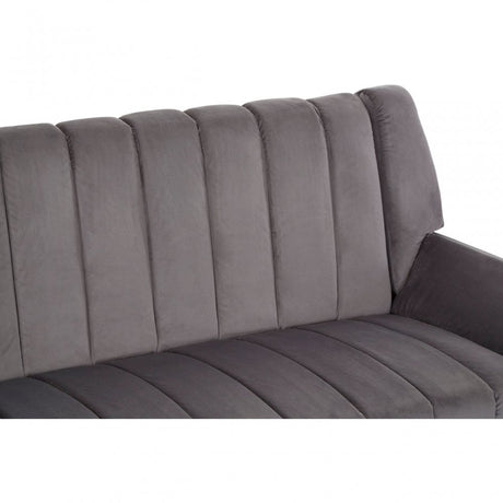 Savina 2 Seat Grey Sofa, Grey