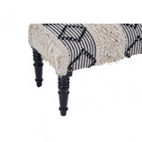 Cefena Moroccan Bench, White